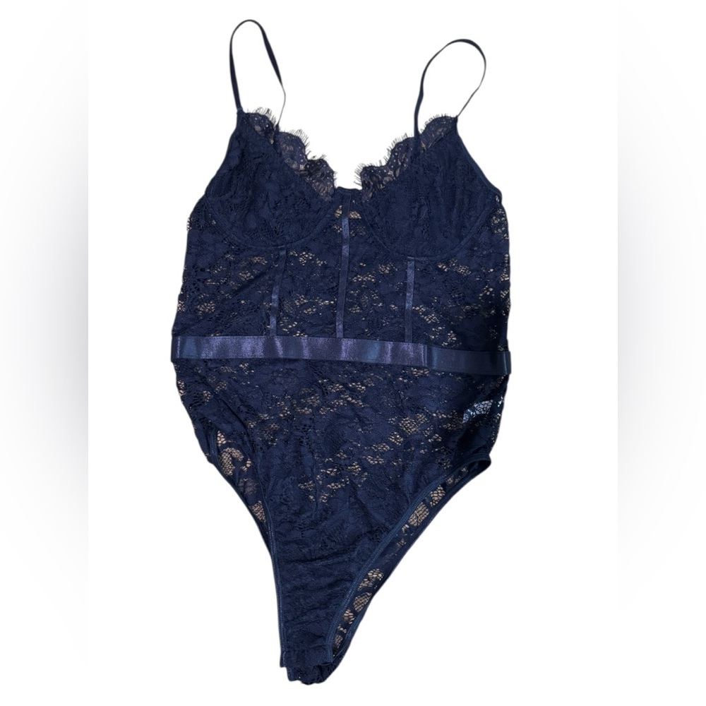 SHEIN black Lace Bodysuit